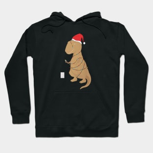 Funny Christmas Trex Tree Rex Hoodie